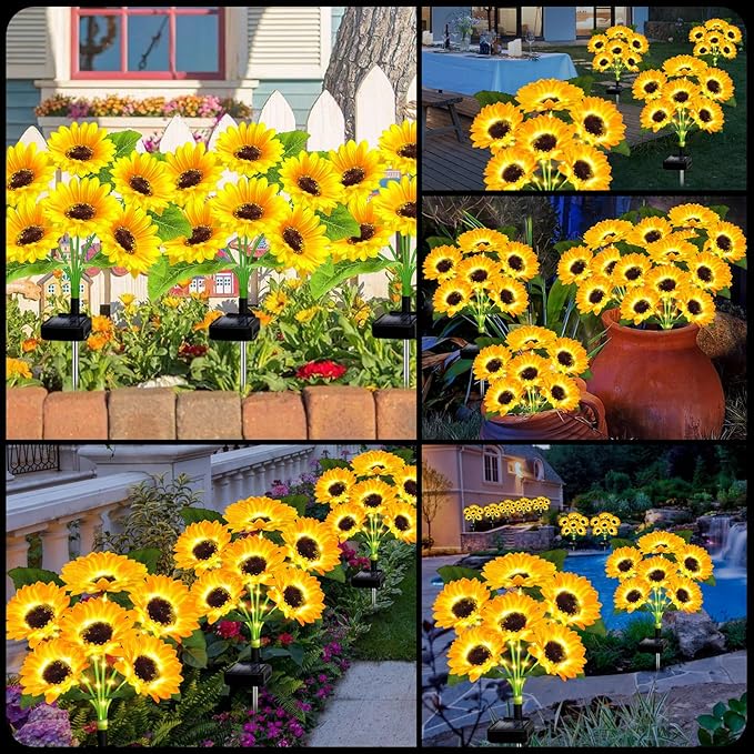 🌻Mother's Day Sale 49% OFF- 🌞Solar LED Sunflower Garden Lights