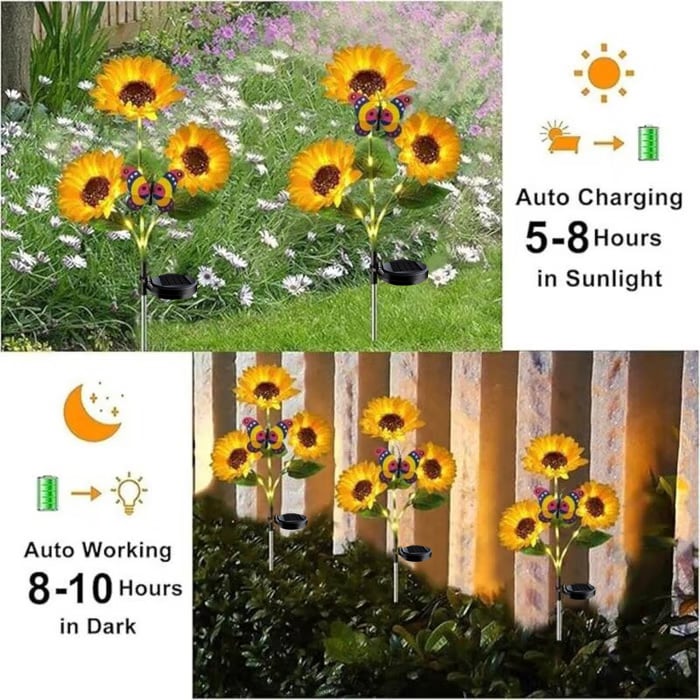 🌻Mother's Day Sale 49% OFF- 🌞Solar LED Sunflower Garden Lights