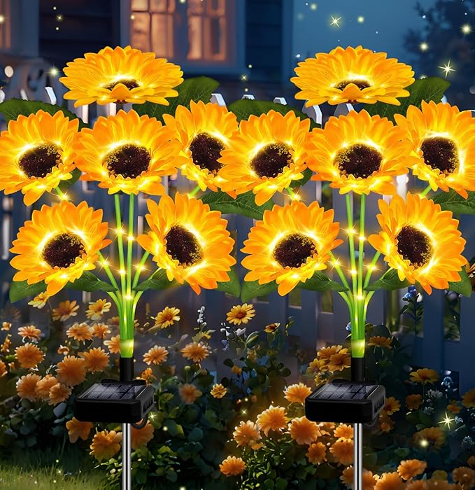 🌻Mother's Day Sale 49% OFF- 🌞Solar LED Sunflower Garden Lights