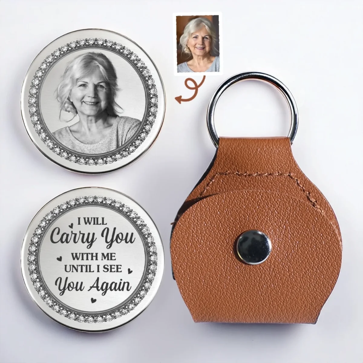 Personalized Memorial Sympathy Gifts For Loss Of Mom, Dad - Heaven Holds You Close