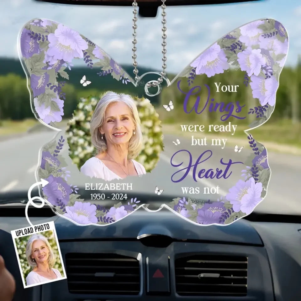 Custom Car Ornament - Personalized Sympathy Gift For Family Members
