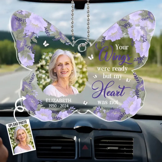 Custom Car Ornament - Personalized Sympathy Gift For Family Members
