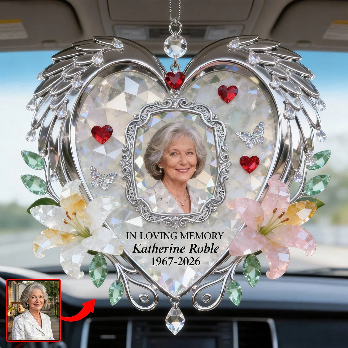 Custom Car Ornament-Personalized Keepsake To Remember Loved One