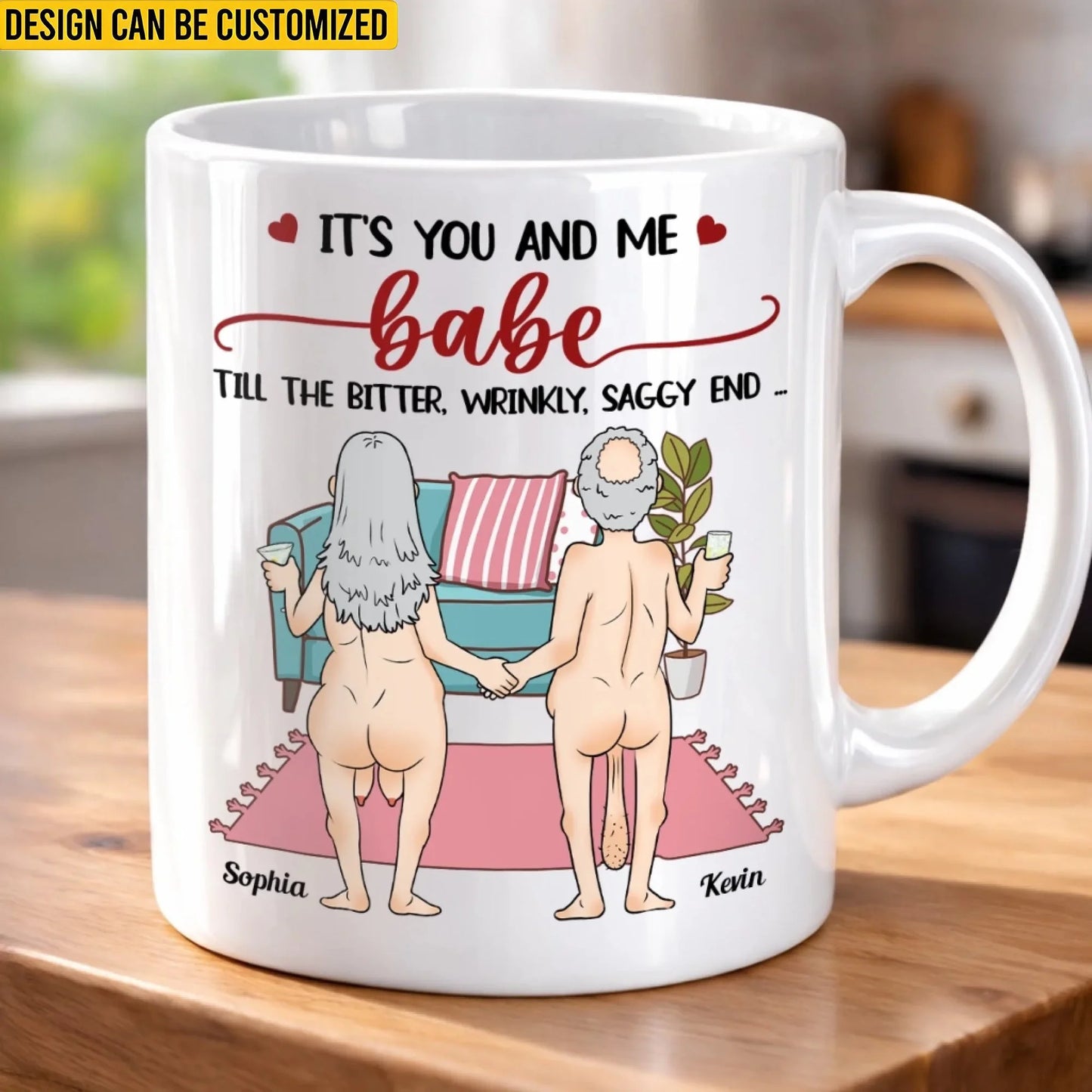 Personalized Mug – Anniversary Gift For Couple - It's You and Me Babe