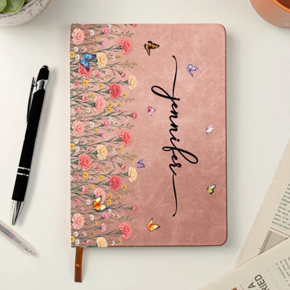 Custom_Name_Birth_Flower_For_Her_Coworkers_Daughter_Friends_Personalized_Journal_2