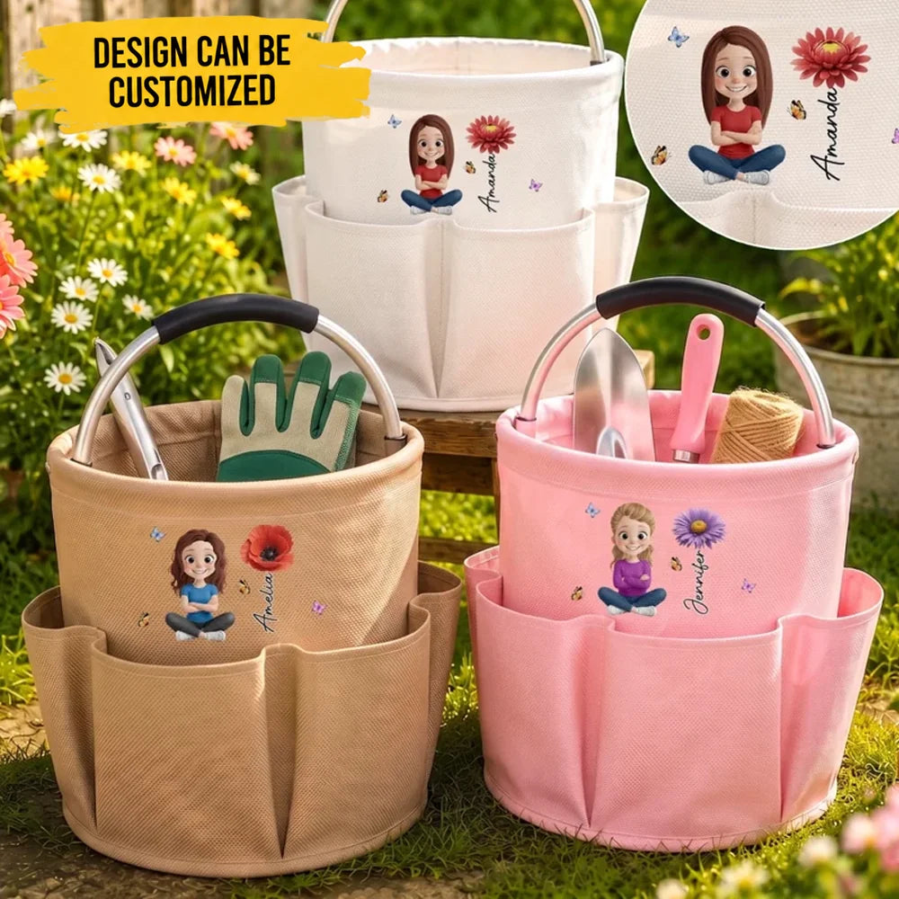 Custom Gardening Tool Bag - Personalized Birthday Garden Gifts For Gardeners - Bloom Where You Grow