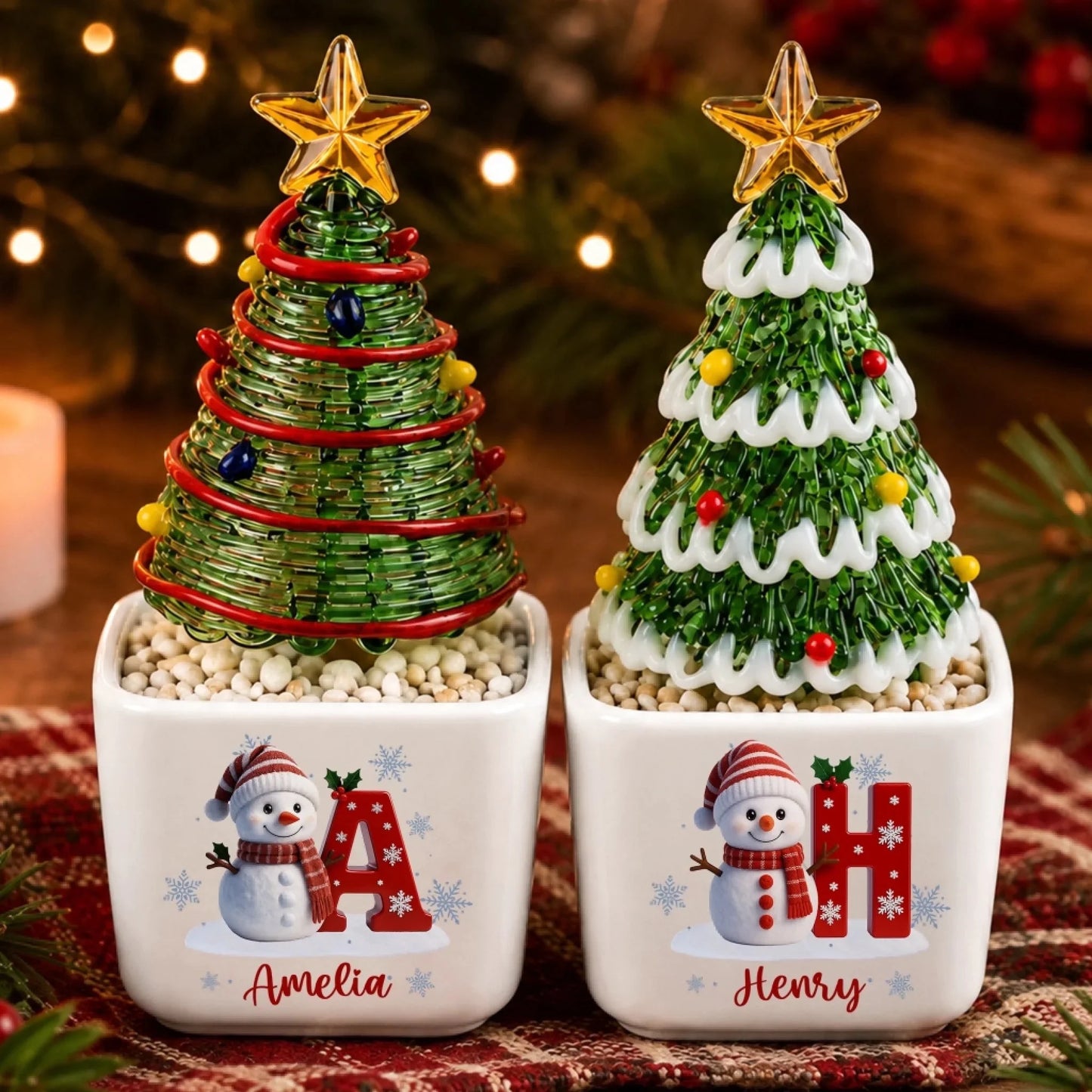 Custom Glass Everlasting Christmas - Personalized Christmas Birthday Gifts For Kids - Little Joy Holiday Magic