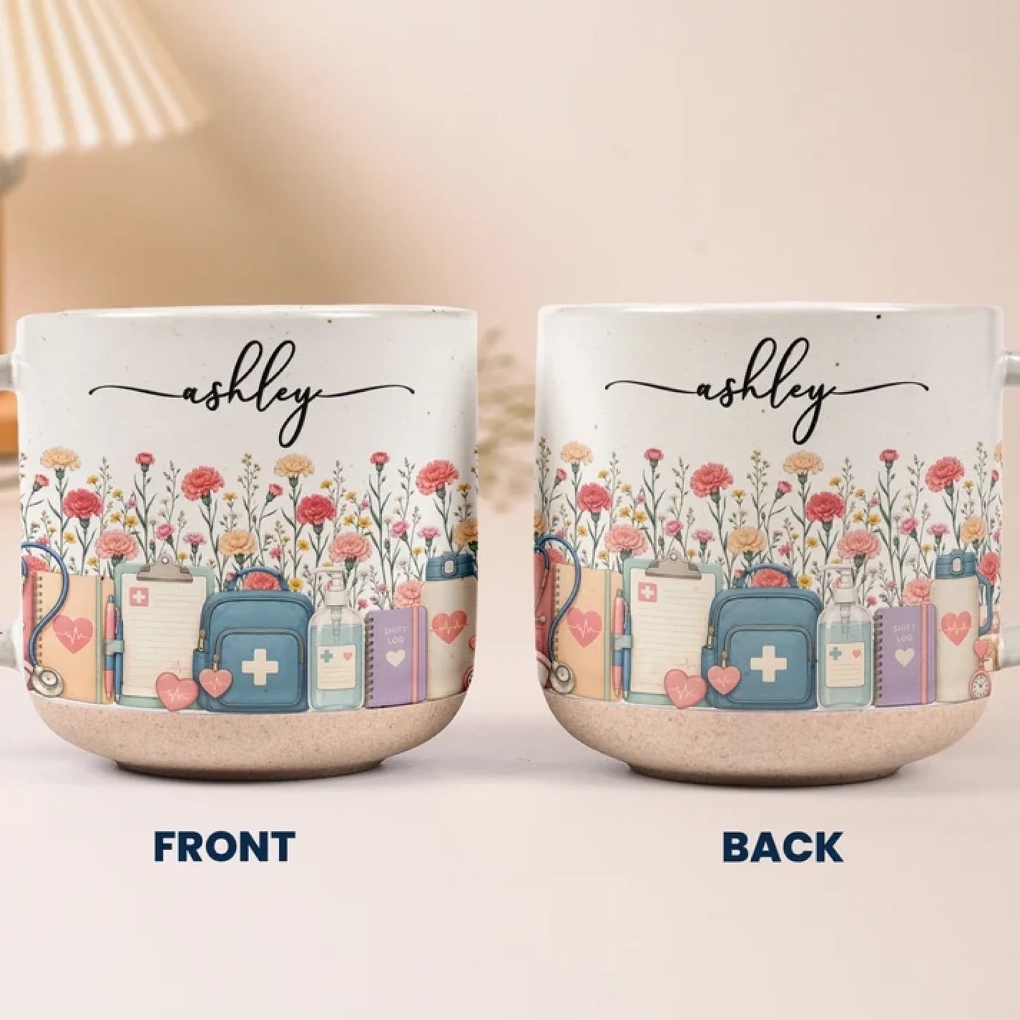 Custom_Birth_Flower_Name_Pottery_Mug_Gift_For_Nurse_Personalized_Mug_6