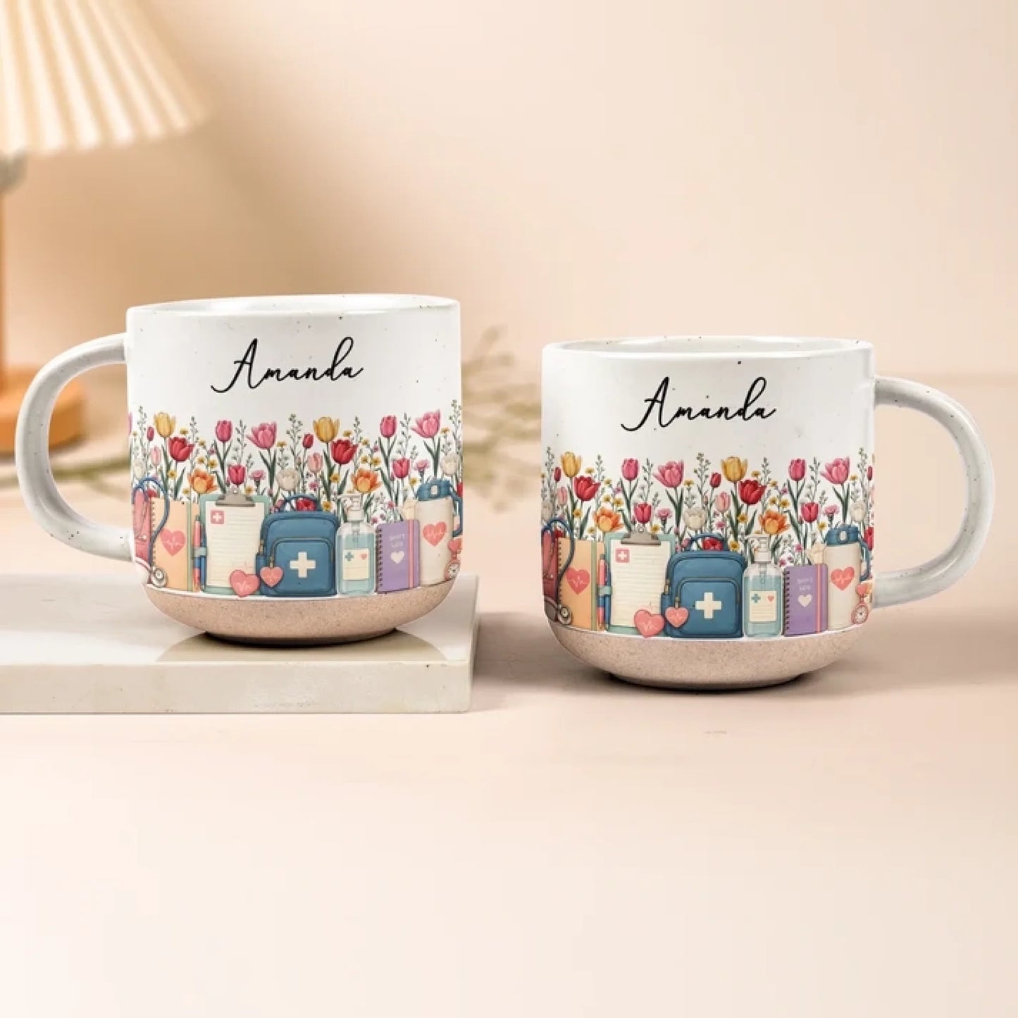Custom_Birth_Flower_Name_Pottery_Mug_Gift_For_Nurse_Personalized_Mug_2