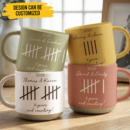 Custom Anniversary Wedding Gifts For Couple - Personalized Mug
