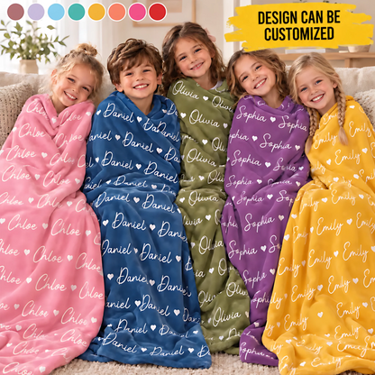 Custom Blanket - Personalized Birthday Gifts For Mom, Dad, Brother, Sister - Wrapped In Lots Of Love