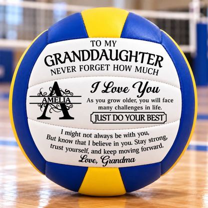 Custom Name Volleyball Gifts For Daughter, Granddaughter, Son, Grandson - Personalized Volleyball