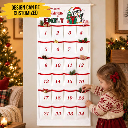 Custom Christmas Countdown Gifts for Kids - Personalized Advent Calendar