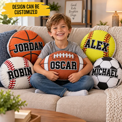 Custom Name Sports Lover Gifts - Personalized Shaped Pillow