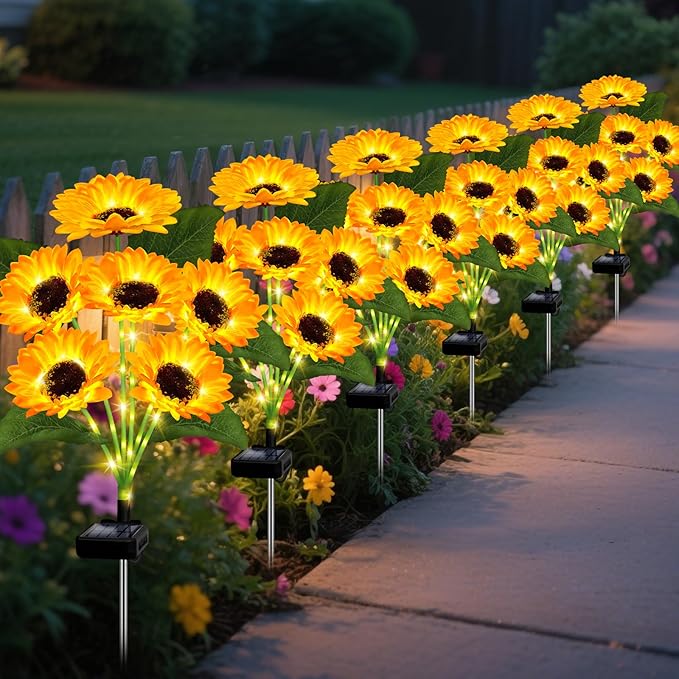 🌻Mother's Day Sale 49% OFF- 🌞Solar LED Sunflower Garden Lights