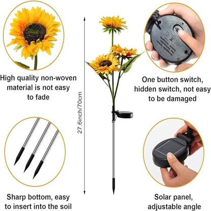 🌻Mother's Day Sale 49% OFF- 🌞Solar LED Sunflower Garden Lights
