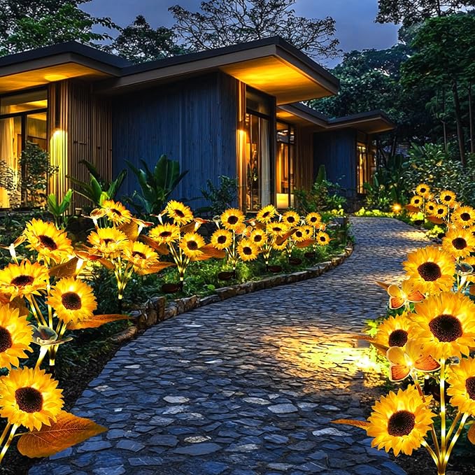 🌻Mother's Day Sale 49% OFF- 🌞Solar LED Sunflower Garden Lights